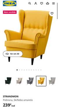 Cadeirao amarelo ikea