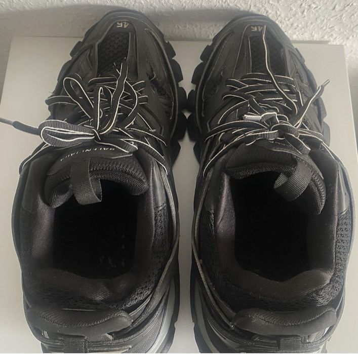 balenciaga track trainers black 45