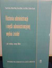 Historia administracji i myśli administracyjnej - wybór źródeł