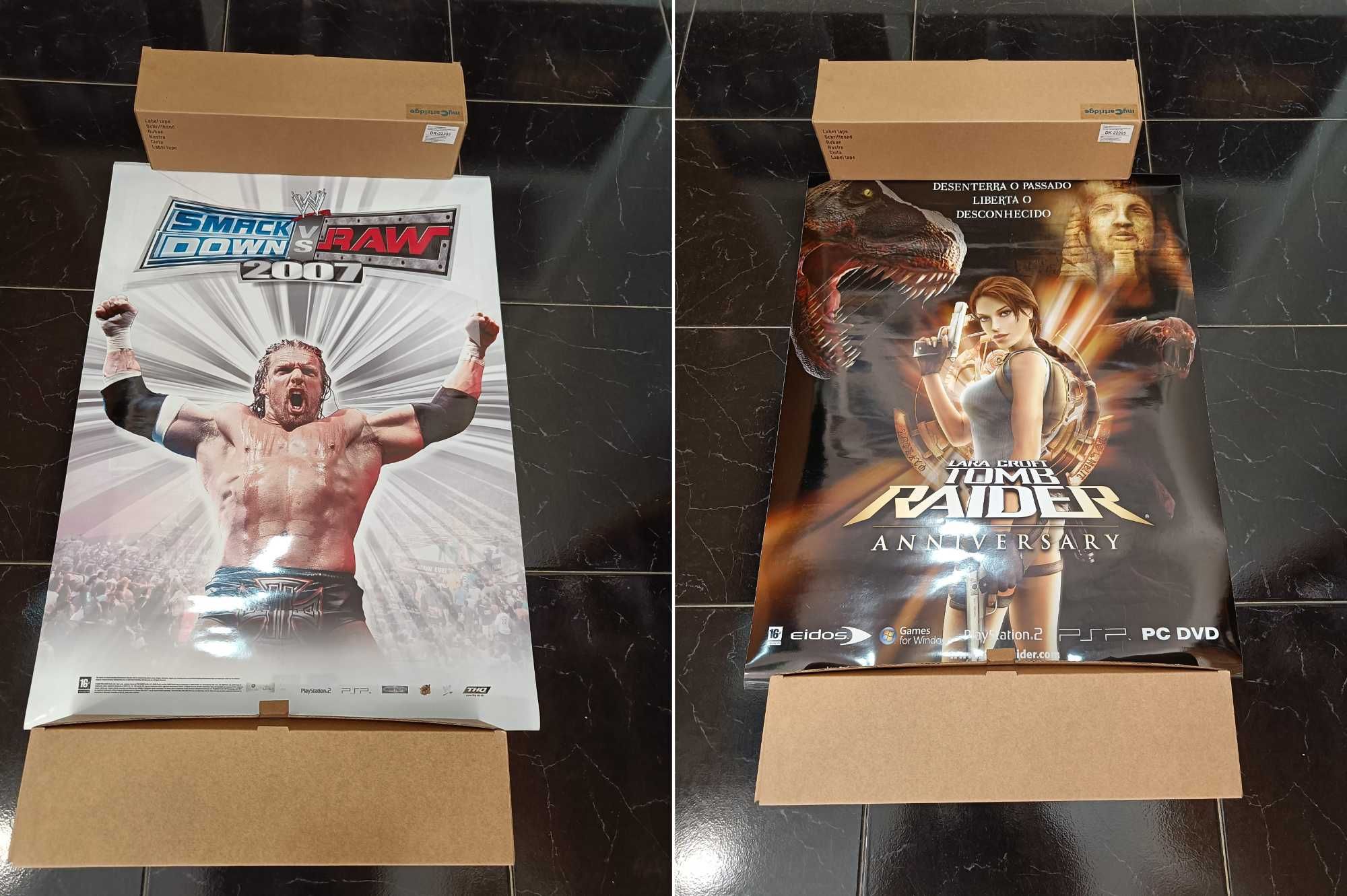 Posters Promocionais Jogos PS2 PS3 GBA Nintendo DS WII