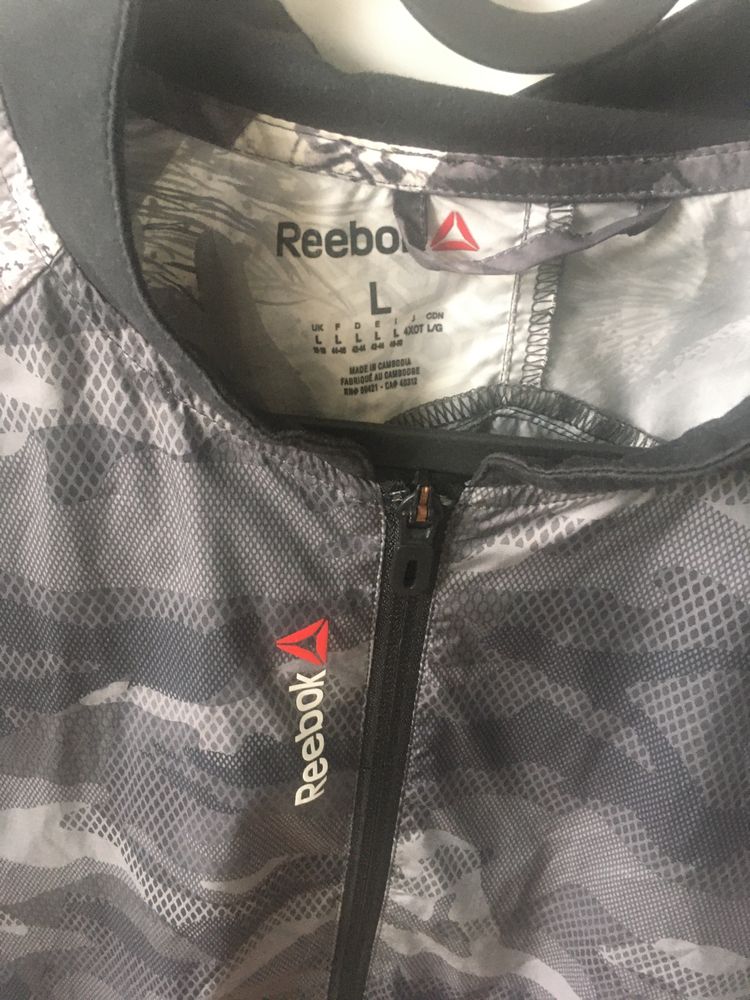 Kurtka Reebok L lekka sportowa do biegania na rower