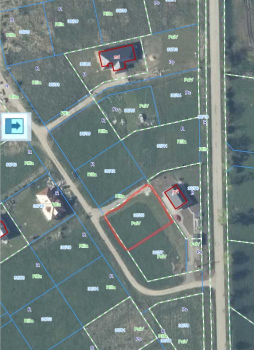 Działka budowlana 1003m kw z Warunkami Zabudowy Bobolin