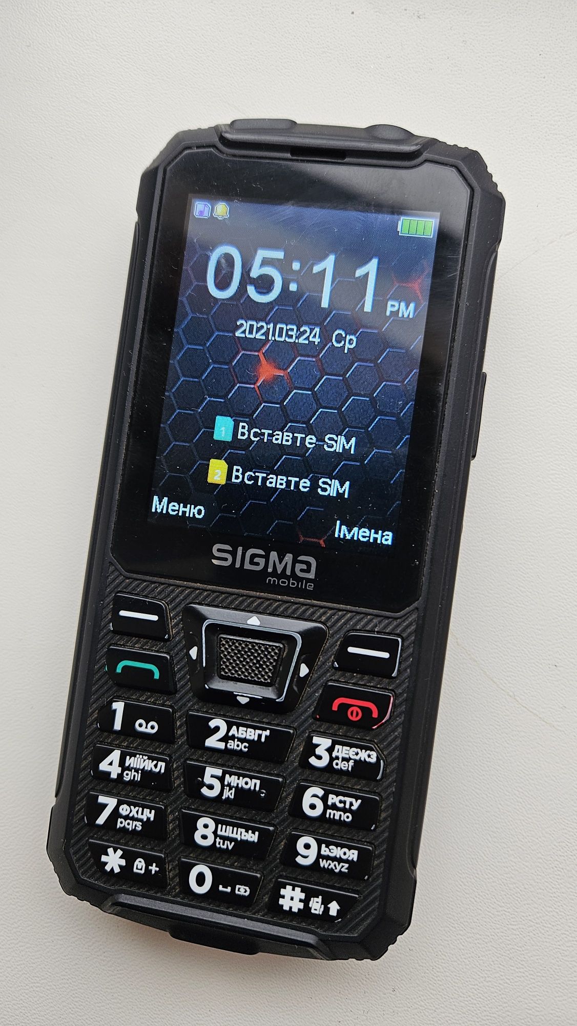 Телефон Sigma X-treme PR68