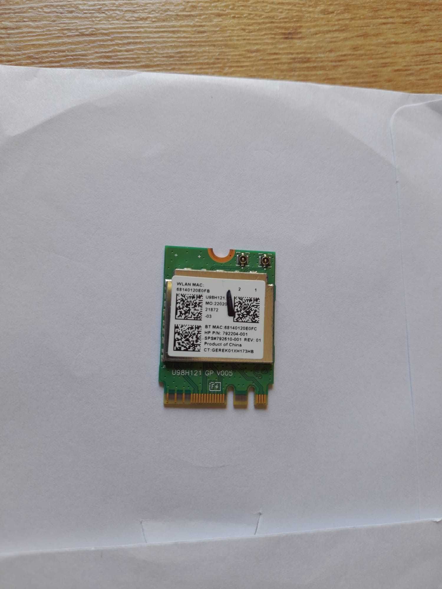 Placa Wireless+Bluetooth HP