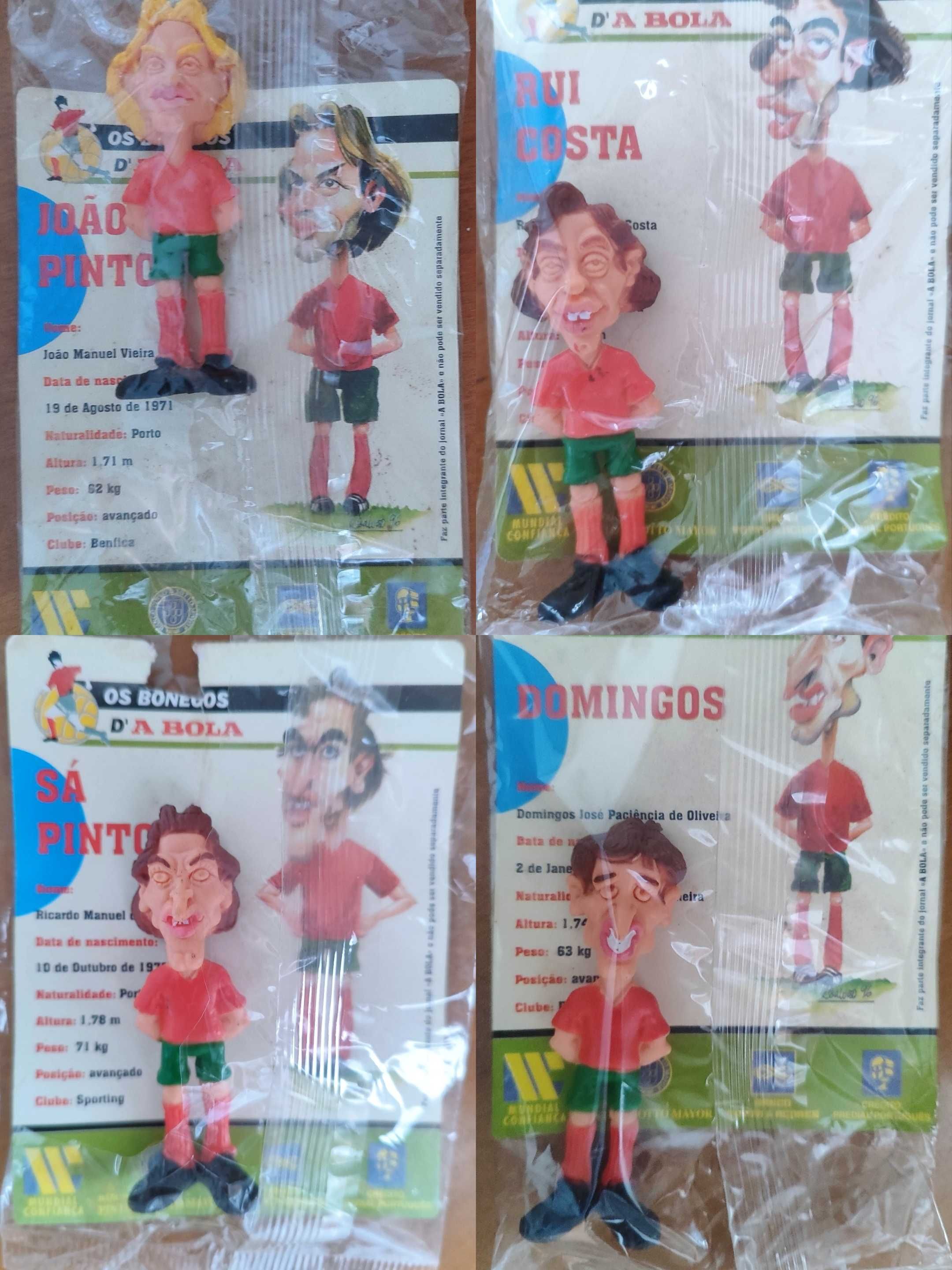 Colecção Completa - OS BONECOS D'A BOLA - Selecção Portugal Euro 96