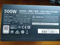 Zasilacz Cooler Master MWE V2 500W – SPRAWNY