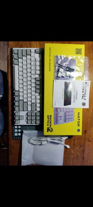 Клавіатура Hator Rockfall 2 OPTIKA TKL