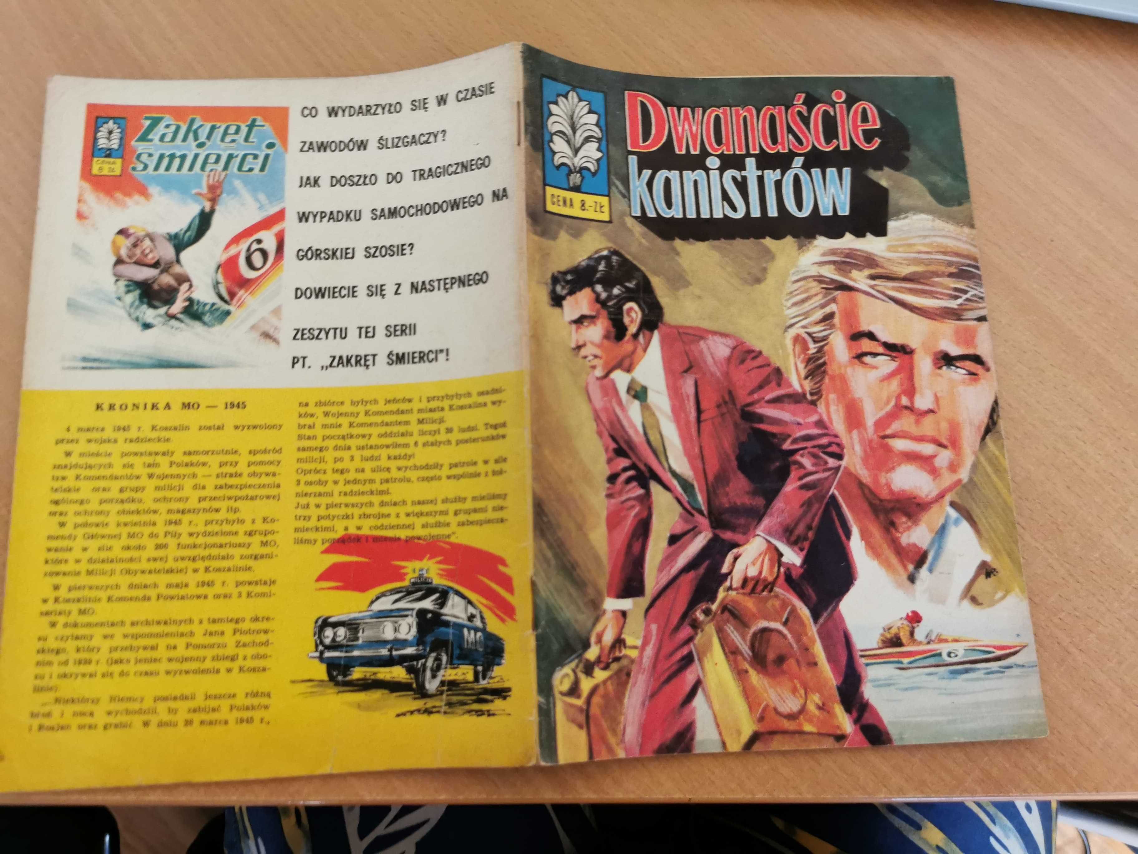 Kapitan Żbik – DWANAŚCIE KANISTRÓW - 1973 - pierwsze wydanie stan bdb