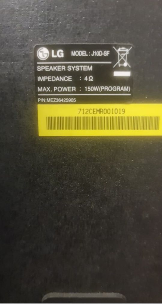 Home Cinema LG J10HD