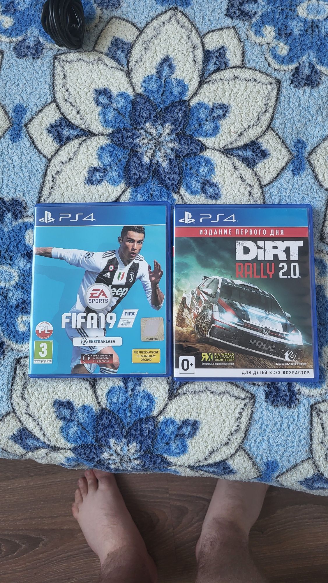 Продам thrusrtmaster-t80 та два діска fifa19,dirt rally 2.0