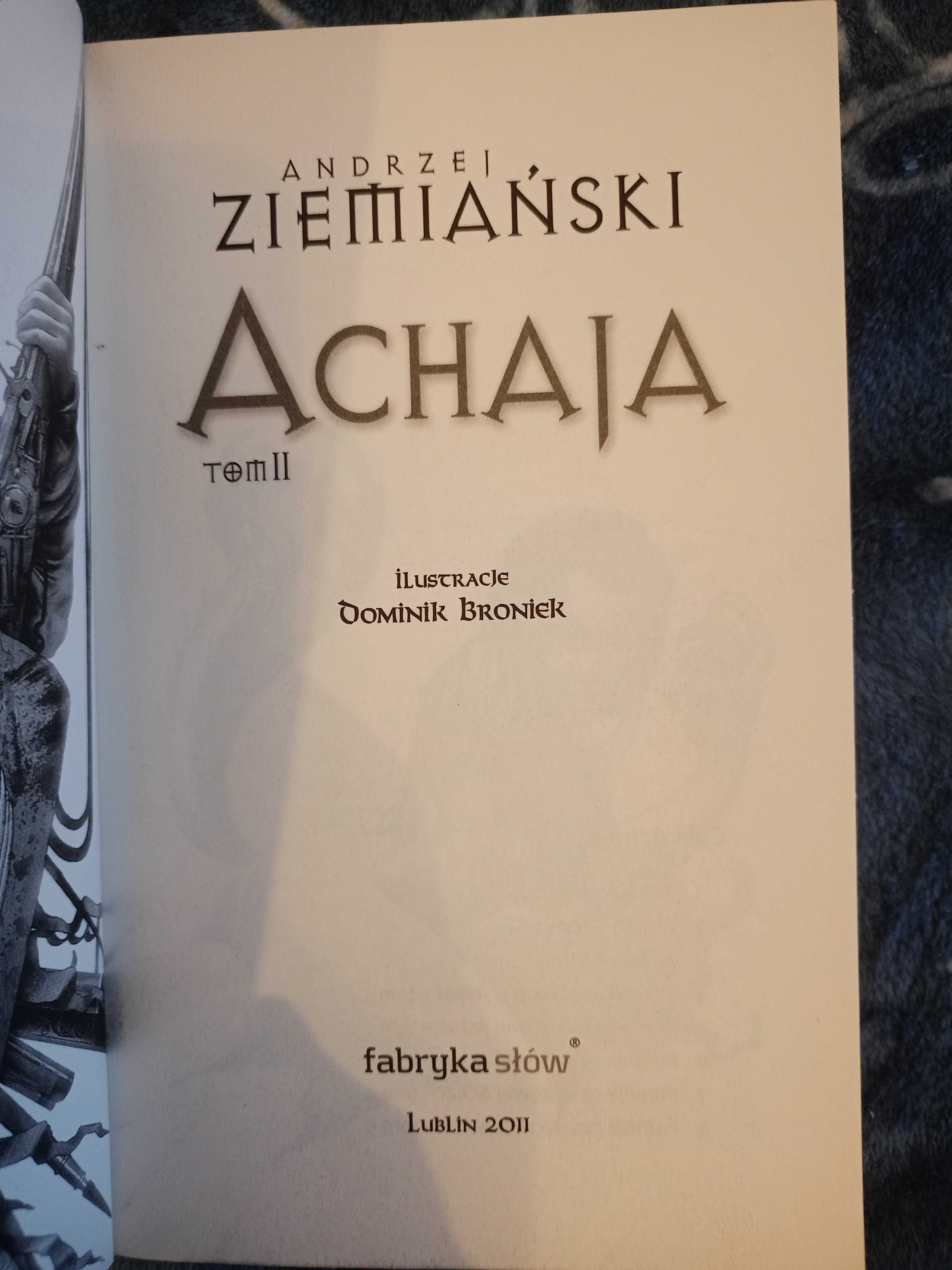 Achaja tom II Andrzej Ziemiański