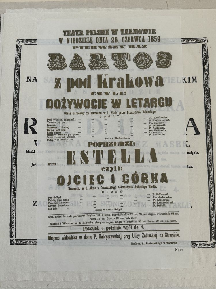 Polski Afisz Teatralny 1765 - 1939