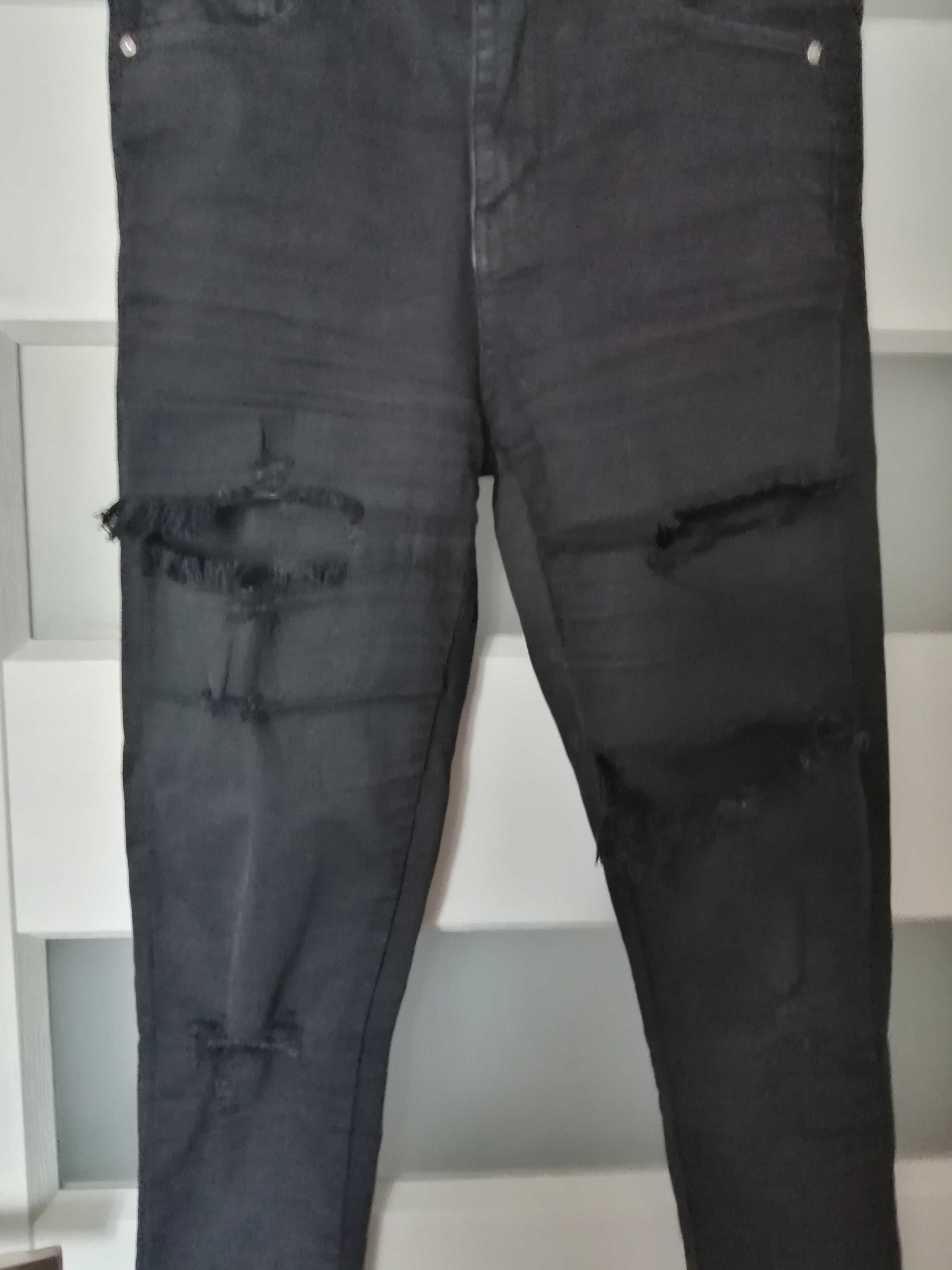 Spodnie czarne Miss RJ 36