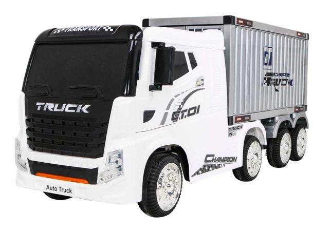 Auto Ciężarówka 4x4 Pojazd Container Truck + Naczepa na akumulator