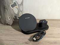 Швидка бездротова зарядка Qi Wireless Fast Charger 3 в 1 (док станція)