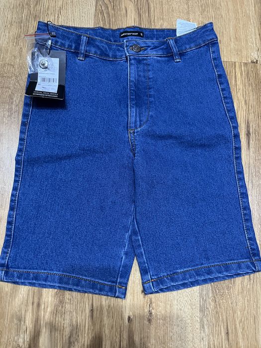 Spodenki jeansowe z wysokim stanem