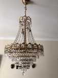 Candeeiro em cristal de teto