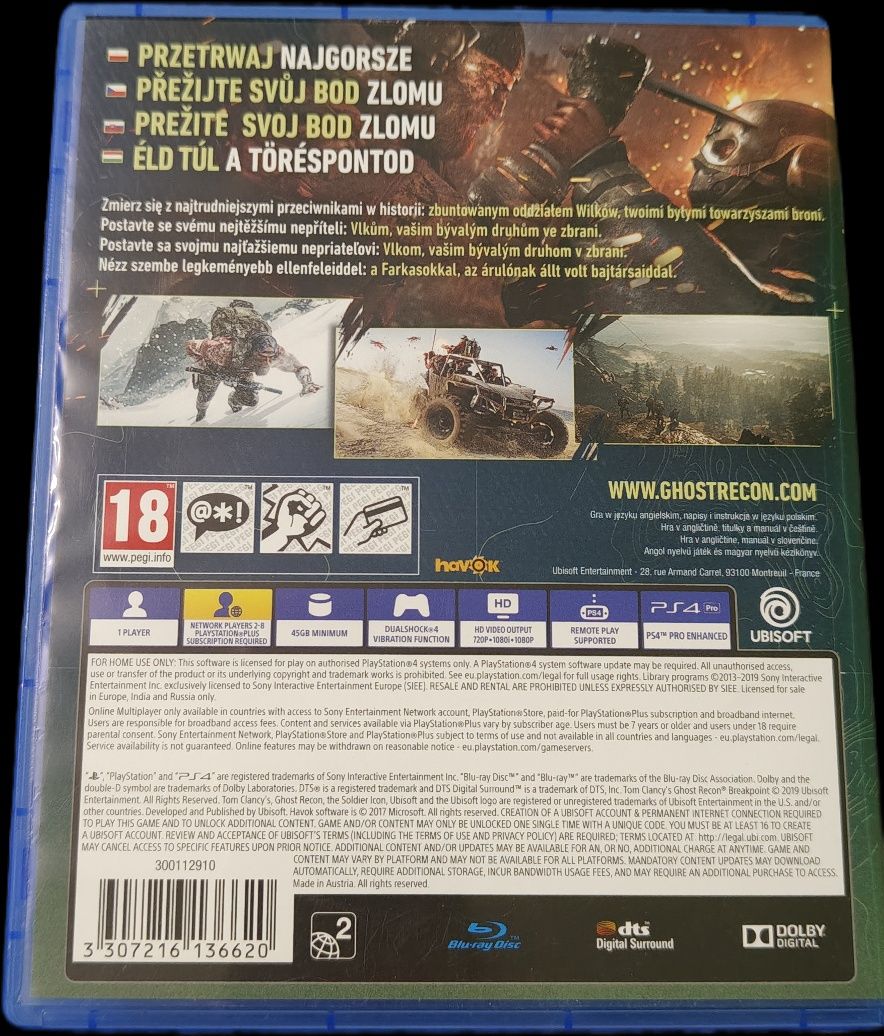 Ghost Recon Breakpoint PL PS4