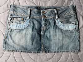Krótka spódnica mini Pepe Jeans rozmiar L