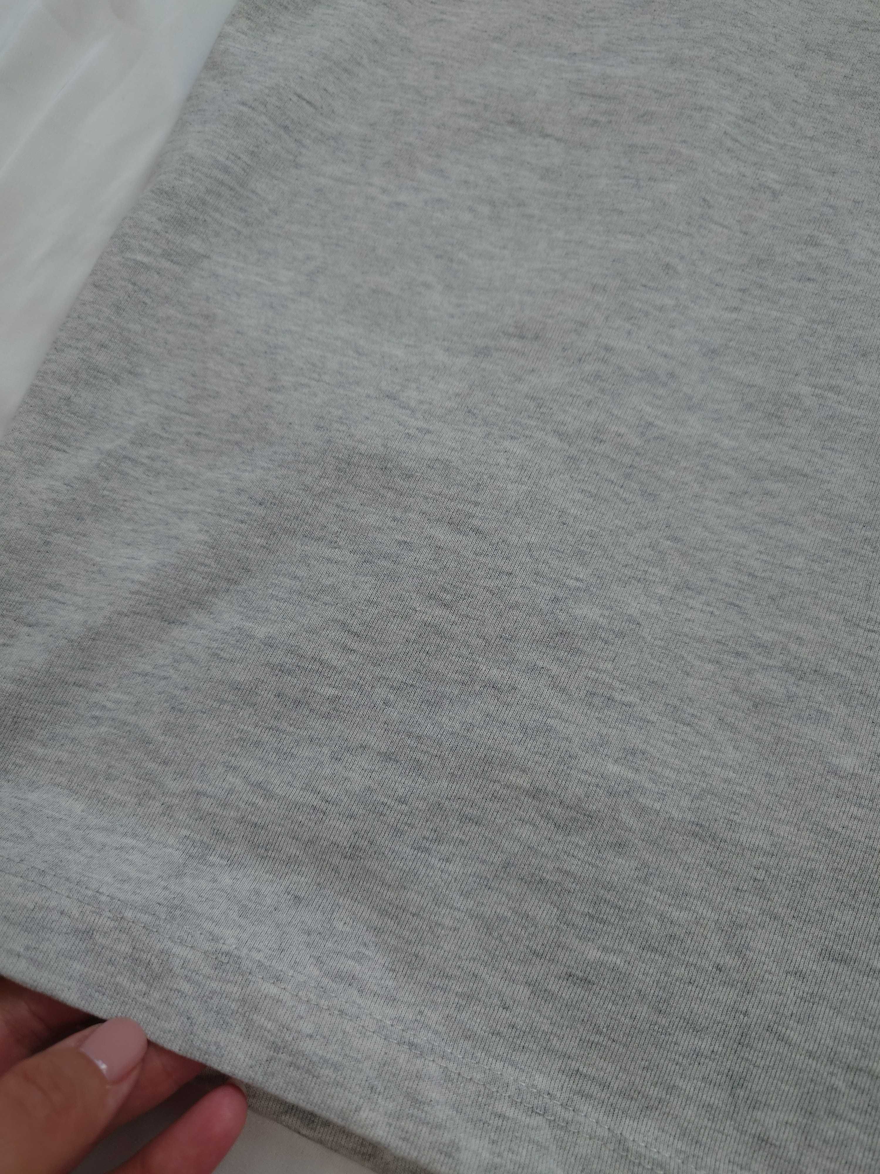 Męska szara koszulka z grubszego materiału Primark S