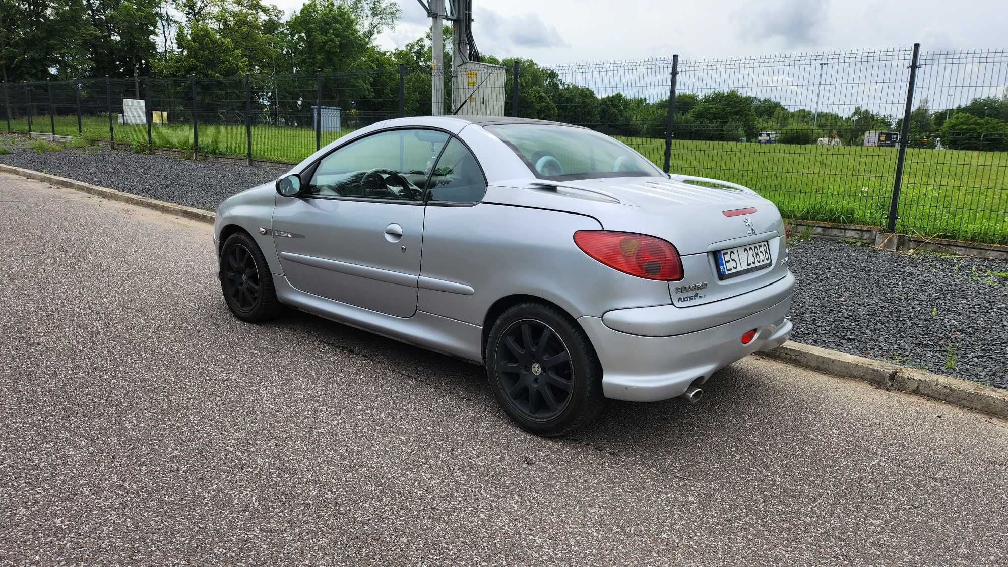 Peugeot 206 CC Quiksilver 1.6 HDi Kabriolet 2005r. 6 lat 1 wł. Klima