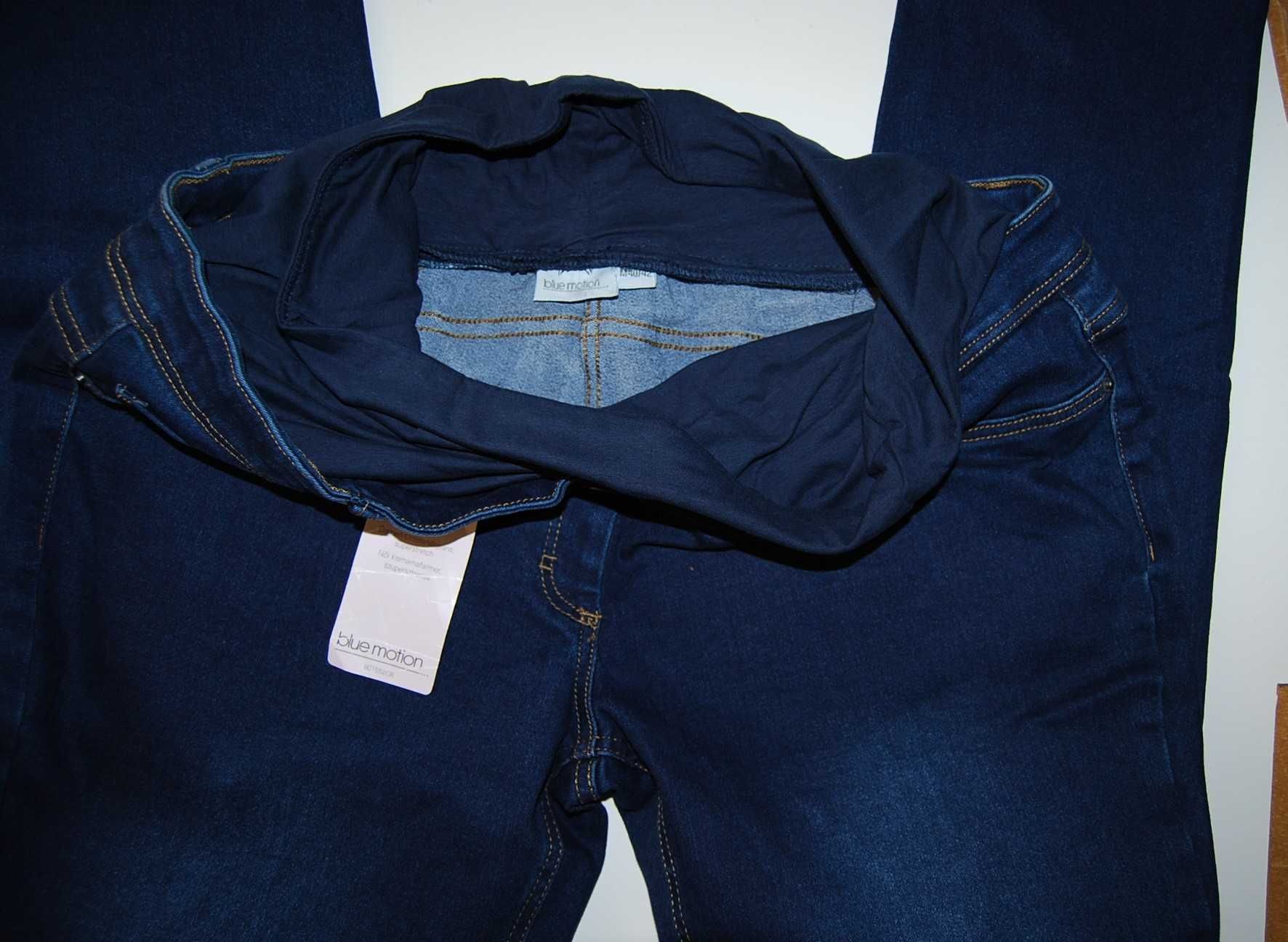BLUE MOTION M 40/42  spodnie damskie jeansy ciąża ciążowe z metką