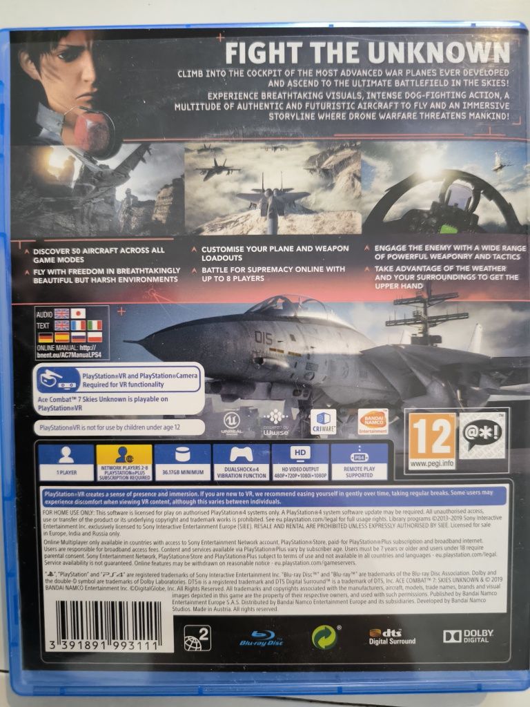 Ps4 Ace Combat 7 Skies Unknown pl możliwa zamiana