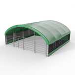 Zagroda dla zwierząt 10x10m | Plandeka PVC 750g/m² | Duża i wytrzymała