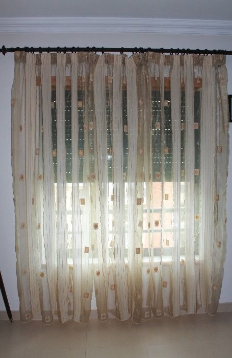 Cortinados em organza