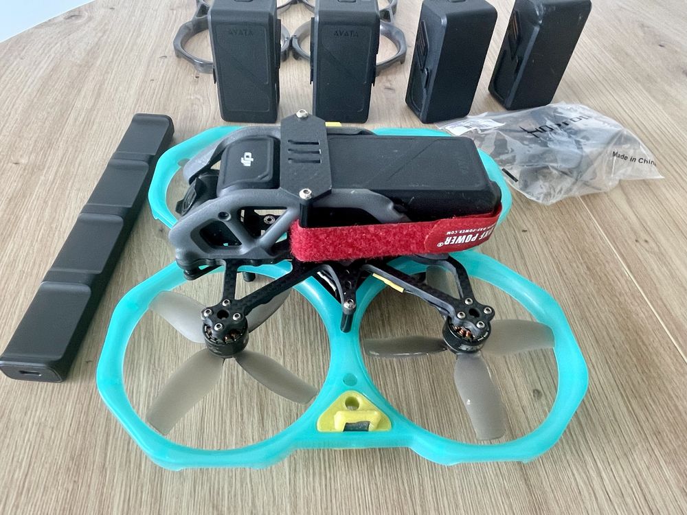 Dji avata, axisflying, 5 baterii, dron 3.5, fpv, dji o3