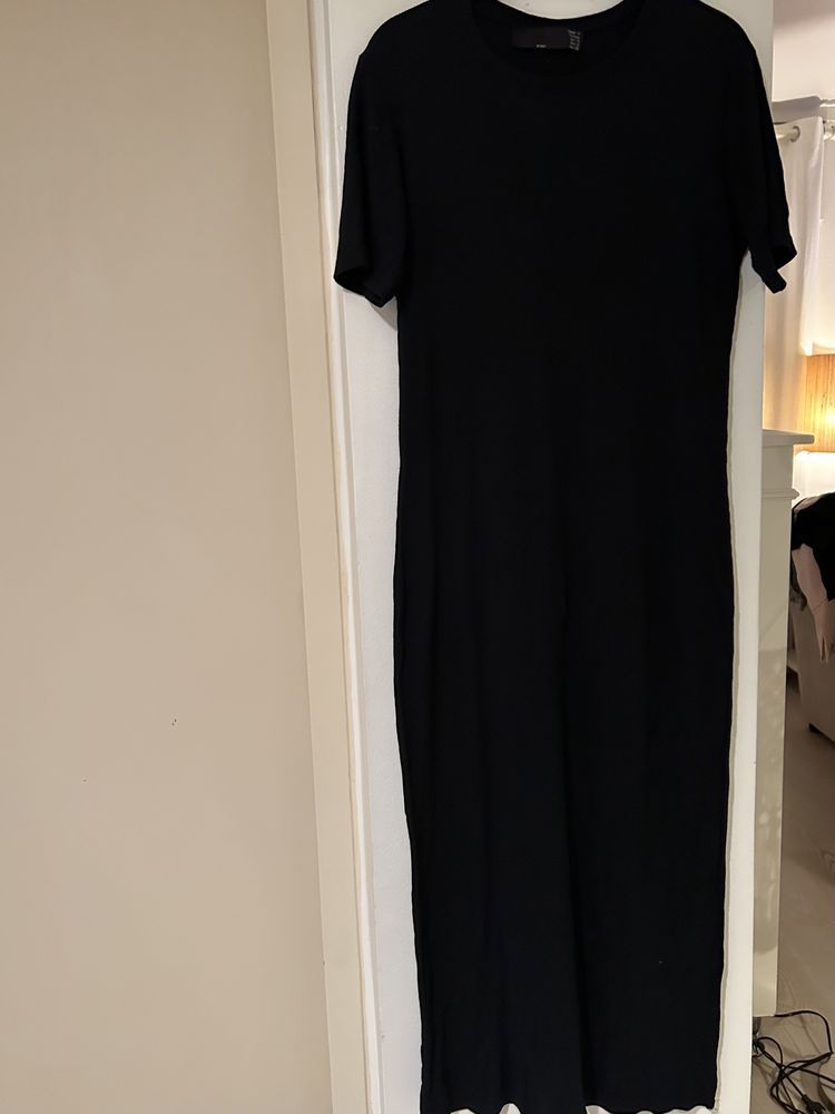 Vestido longo preto da Zara Tamanho M