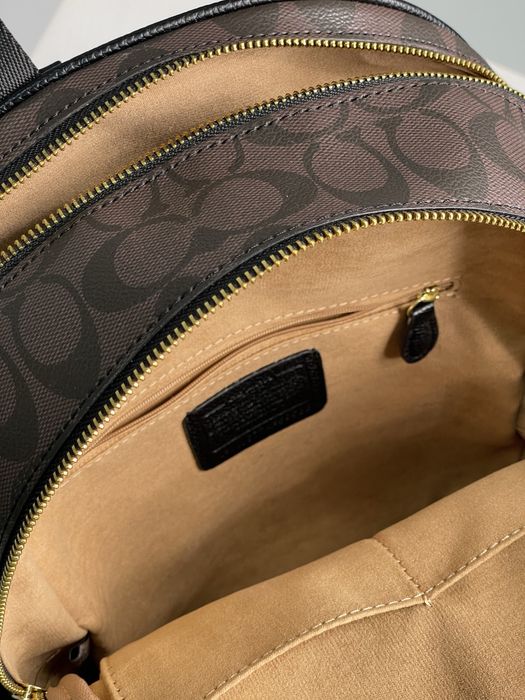 Рюкзак Coach Large Court In Signature Canvas коричневий, беж, чорний