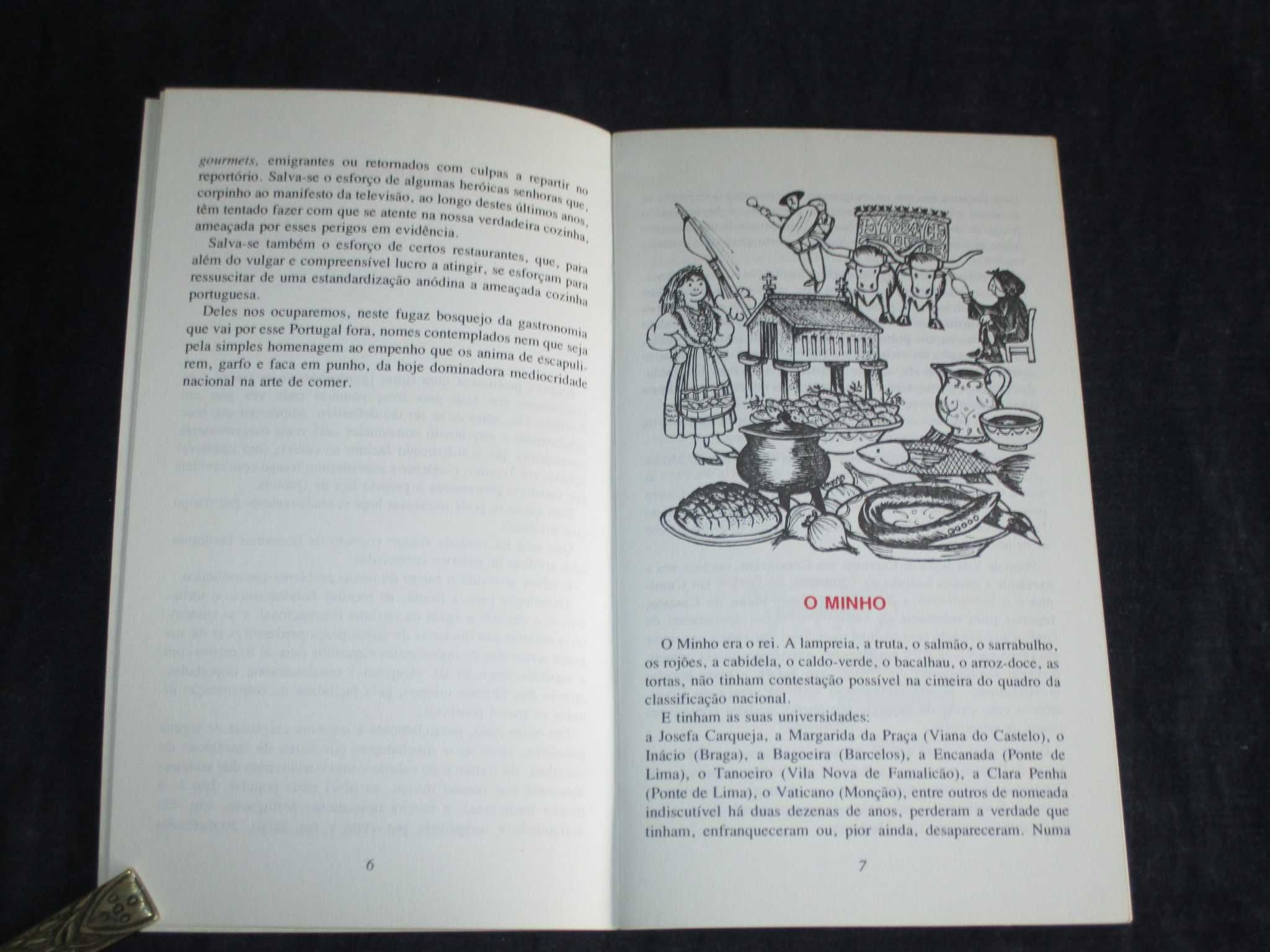 Livro Pequeno Roteiro Gastronómico Portugal Francisco Hipólito Raposo