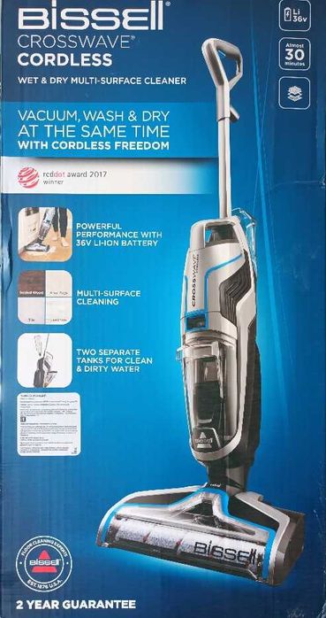 Odkurzacz bezprzewodowy piorący BISSELL CrossWave Cordless 2582N