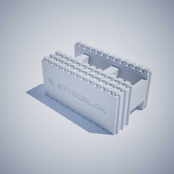 Zbuduj sam dom 7x10m.Szybko tanio.Komplet bloczków Styroblok 0,15W/m²K