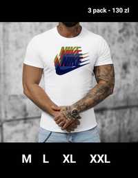 Nowe koszulki Męskie 3szt.M L XL XXL różne modele.