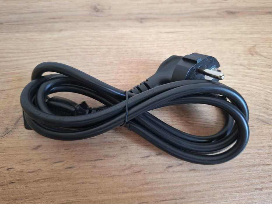 Kabel zasilający sieciowy do komputera 1.5m nowy 150 cm