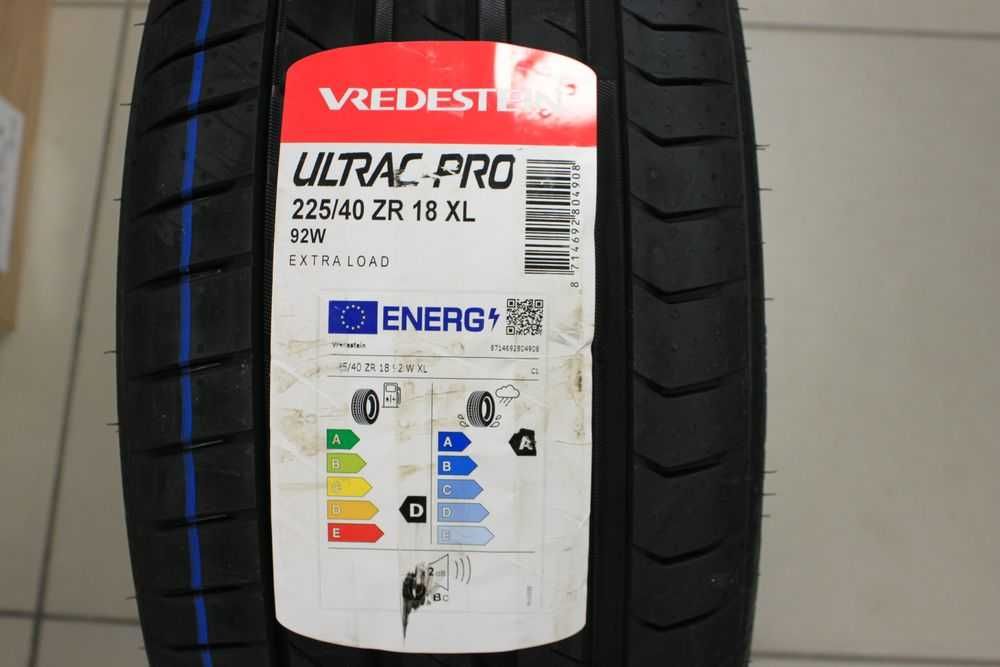 225/40R18 92W VREDESTEIN ULTRAC PRO Nowość opony letnie F-VAT