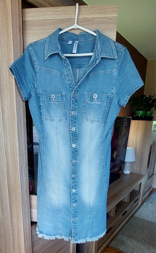 Sukienka jeans  rozm 40