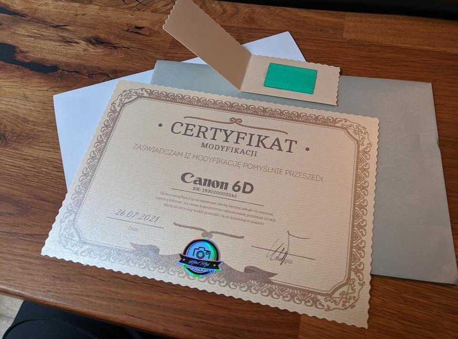 Sprzedam Canon 6D – astro mod