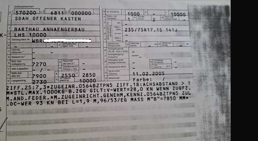 Przyczepa do sprzętu niskopodwozie BARTHAU 10t fakt VAT (netto 36 900)