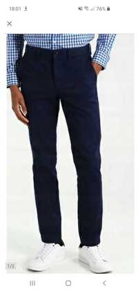 LACOSTE Marine SLIM-FIT Chinos Roz. 34