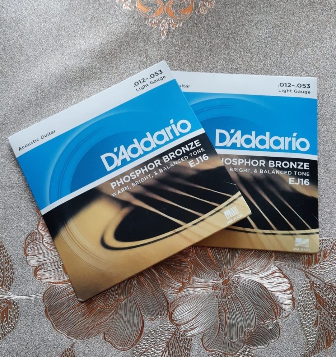 Struny D'Addario EJ16 Nowe do gitary akustycznej