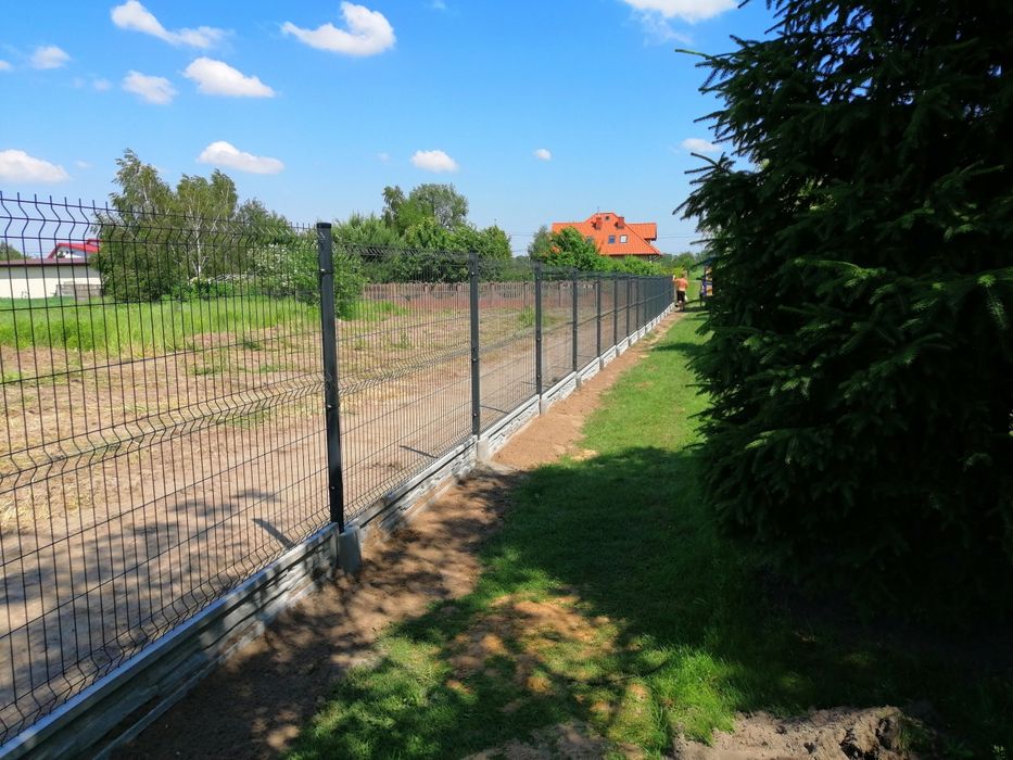 Ogrodzenie panelowe 3D 2D Betonowe Bramy Furtki Montaż