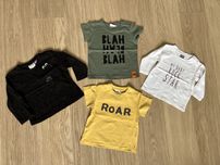 Bluzki 68 zara kappahl M&S i tape a loeil