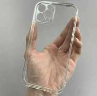 Чехол силиконовый прозрачный iphone