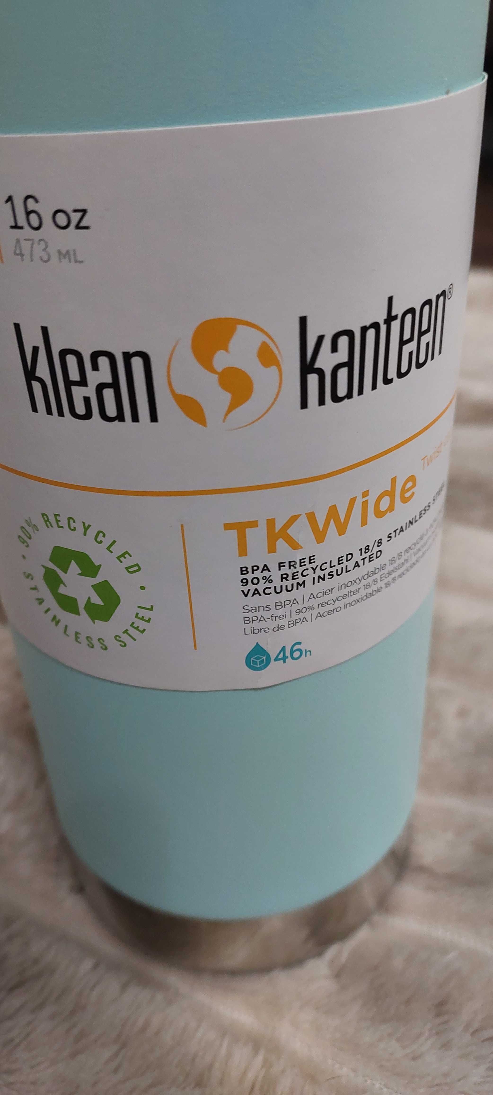 Butelka termo Klean Kanteen 473 ml zielona