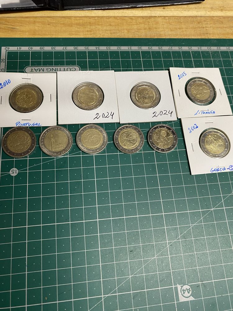 Moedas comemorativas 2euros TROCA