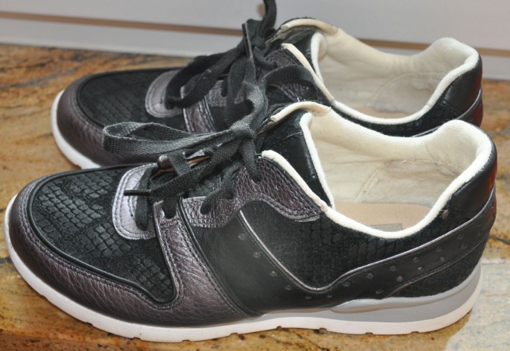 UGG R.37 sneakersy, skórzane półbuty sportowe- świetne