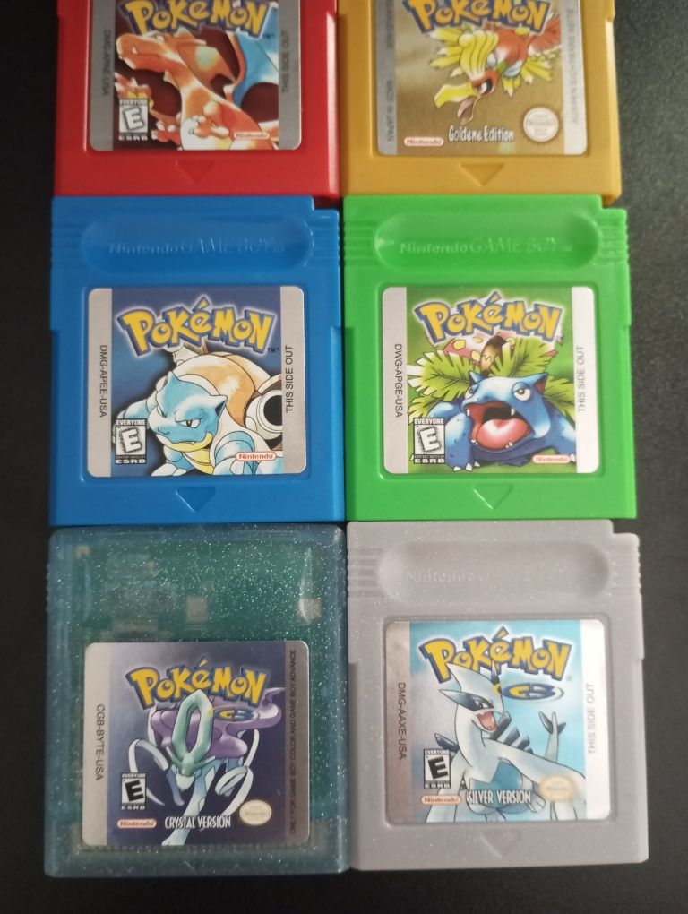 Lote jogos  Pokémon originais